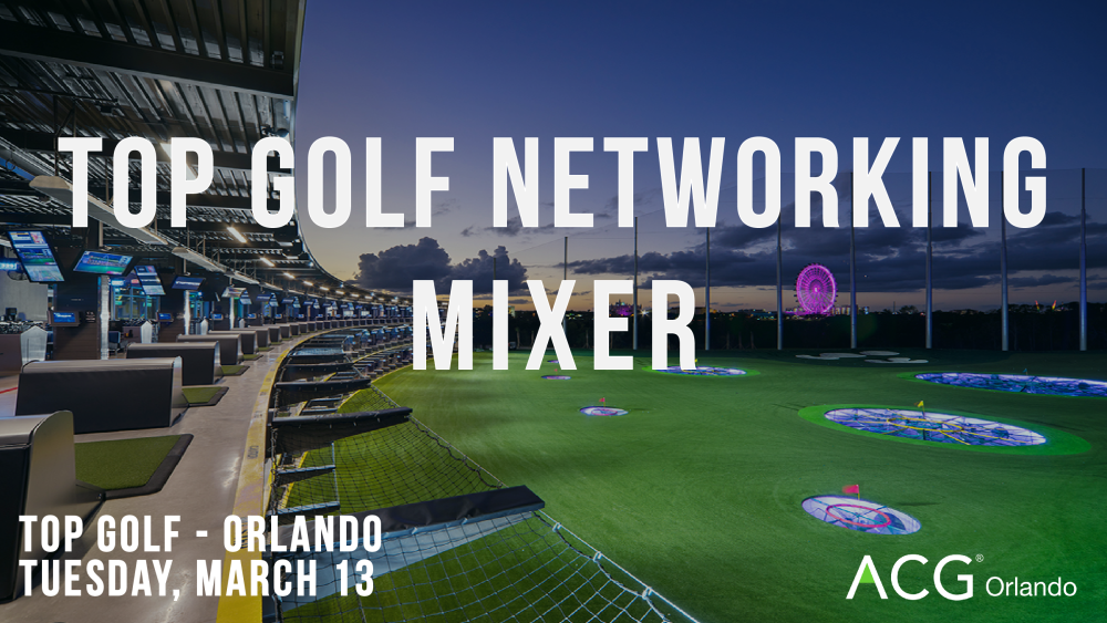 Top Golf Networking Mixer | ACG Orlando